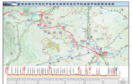 汉巴南铁路最新路线图解析