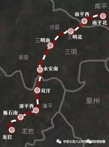 南三龙铁路最新进展图