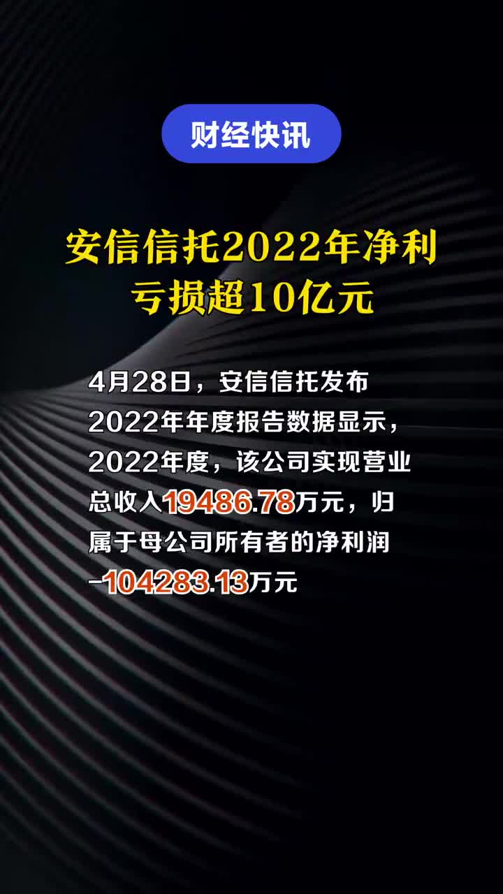 安信信托最新消息今天